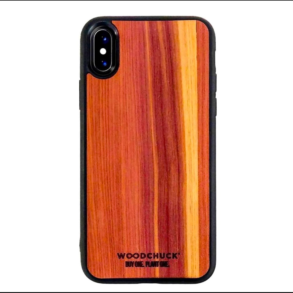 🔥2x Host Pick 🔥 Real Wood I Phone Case For X/XS